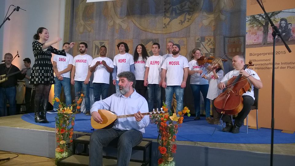Chorauftritt während der Verleihung des Bürgerpreises.