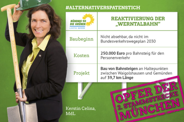 Pressemitteilung: Grüne erinnern an „vergessene Nahverkehrsprojekte“ in ganz Bayern