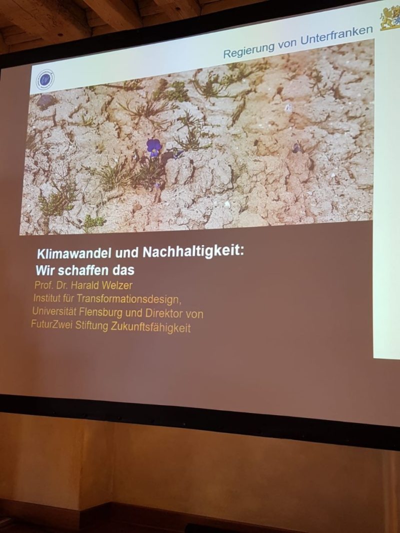 Vortrag von Prof. Dr. Harald Welzer: Klimawandel und Nachhaltigkeit.